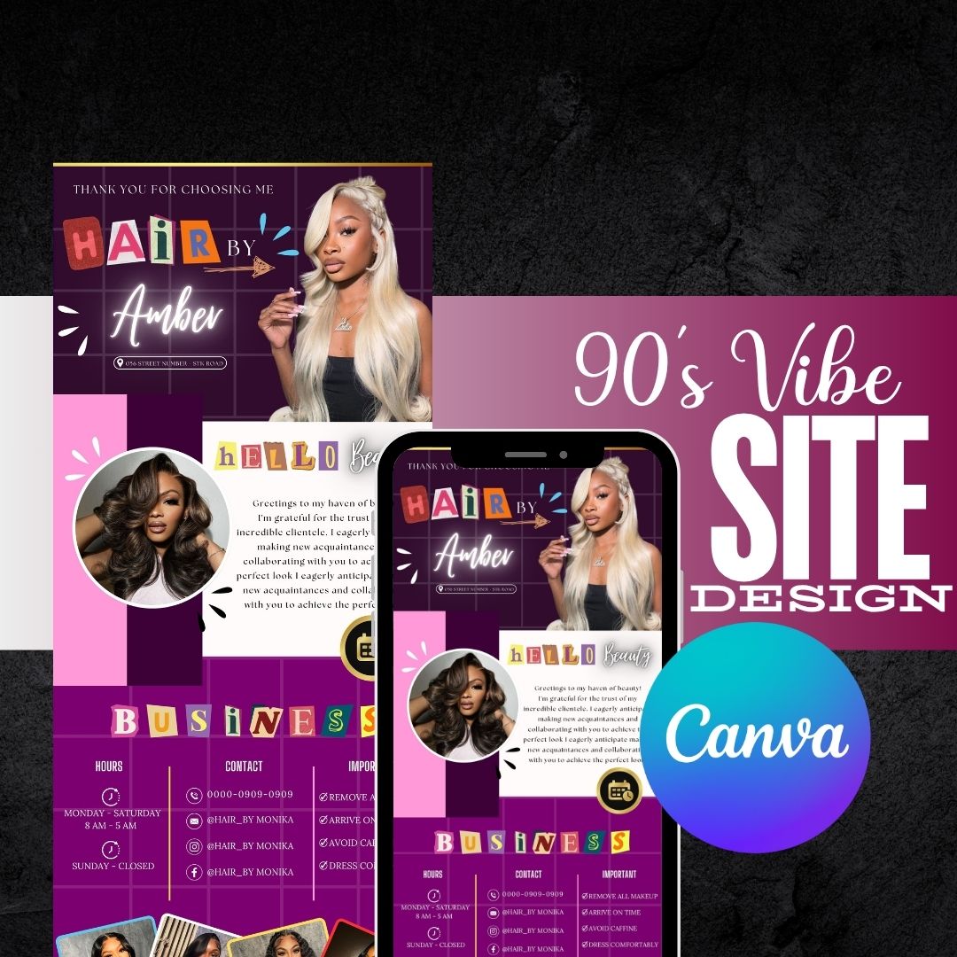 90's Vibe Acuity Design Template
