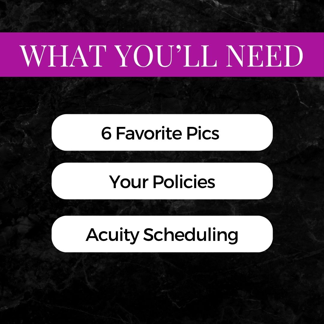 90's Vibe Acuity Design Template