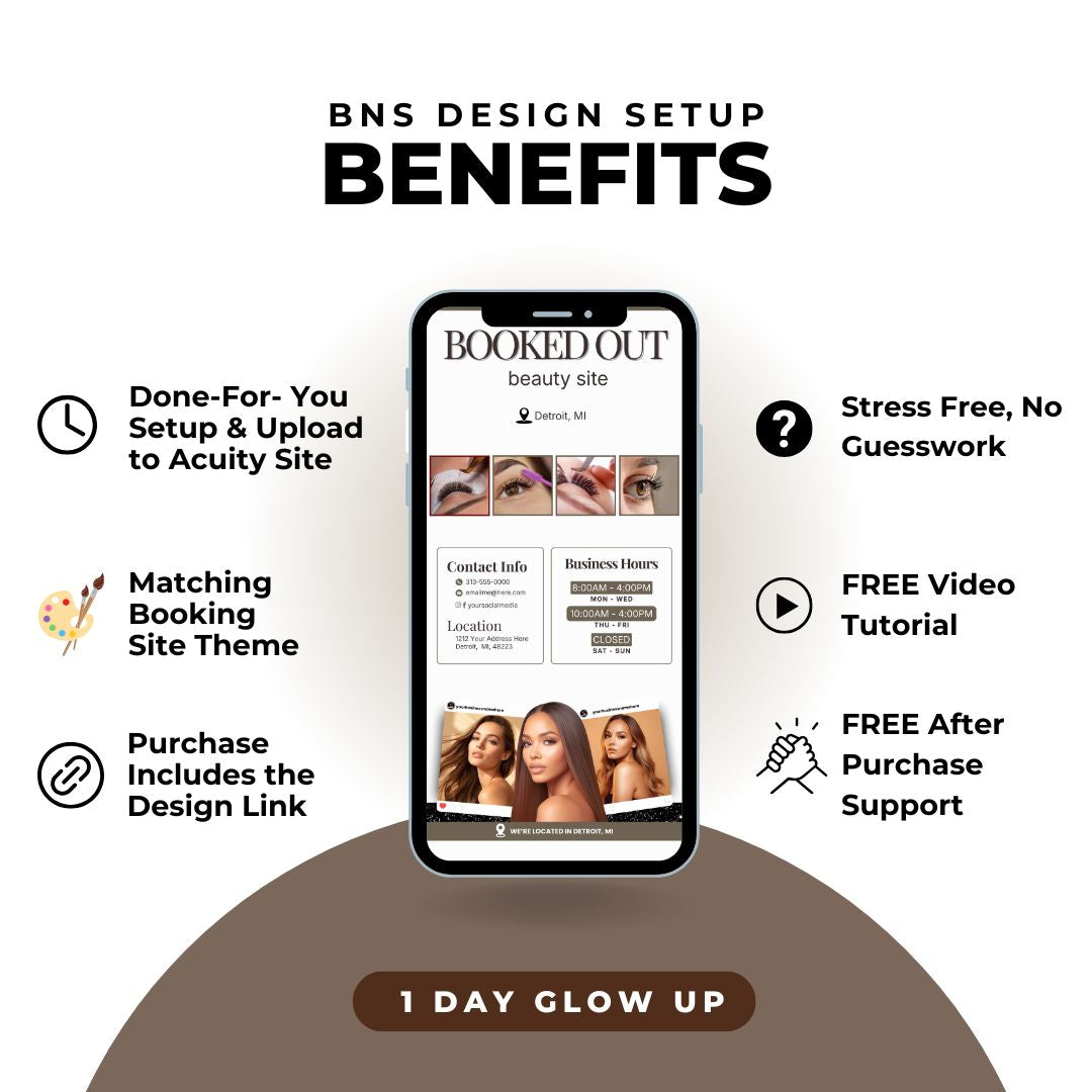 Booked Out Design Setup