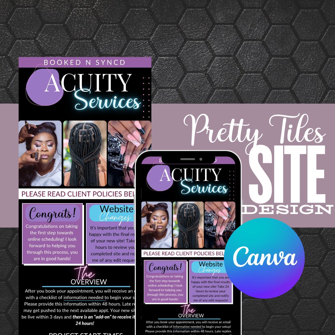 Pretty Tiles Acuity Design Template