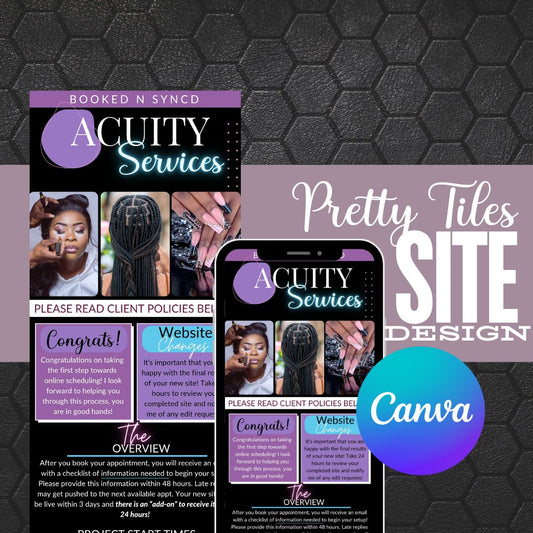 Pretty Tiles Acuity Design Template