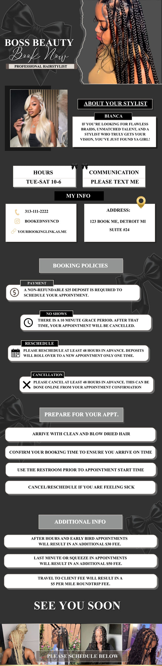 Boss Beauty Acuity Design Template