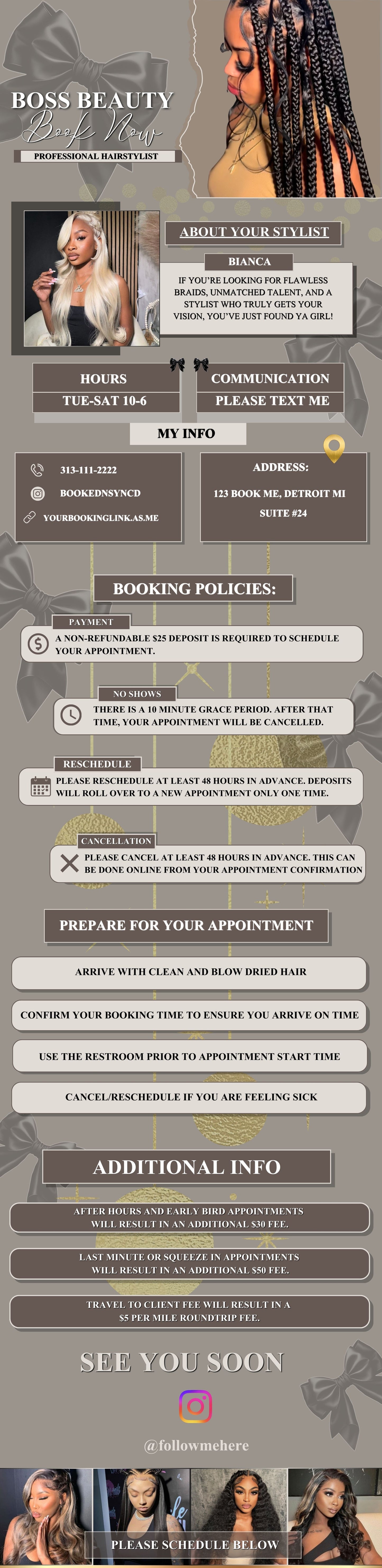 Boss Beauty Acuity Design Template