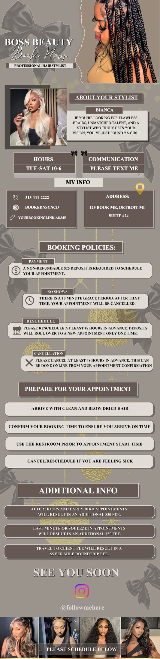 Boss Beauty Acuity Design Template