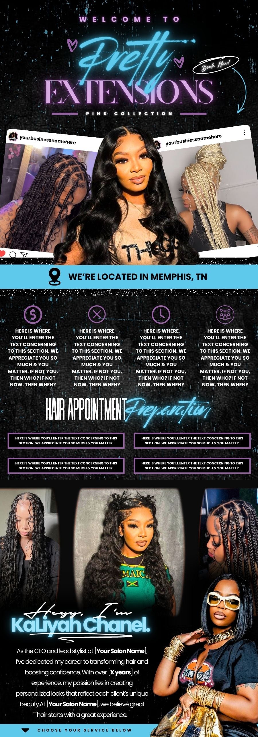 Slay Babe Acuity Design Template