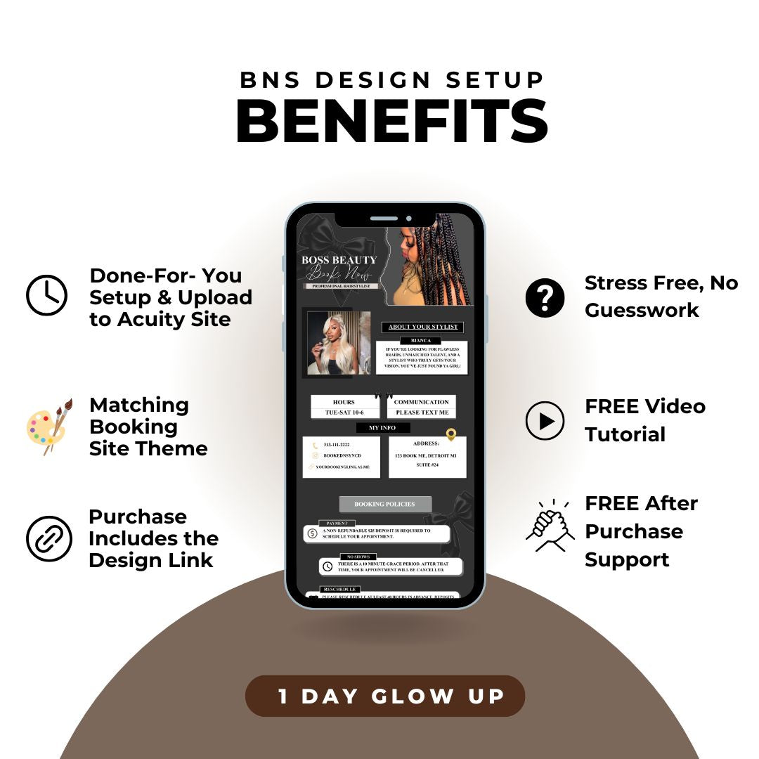 Boss Beauty Acuity Design Template