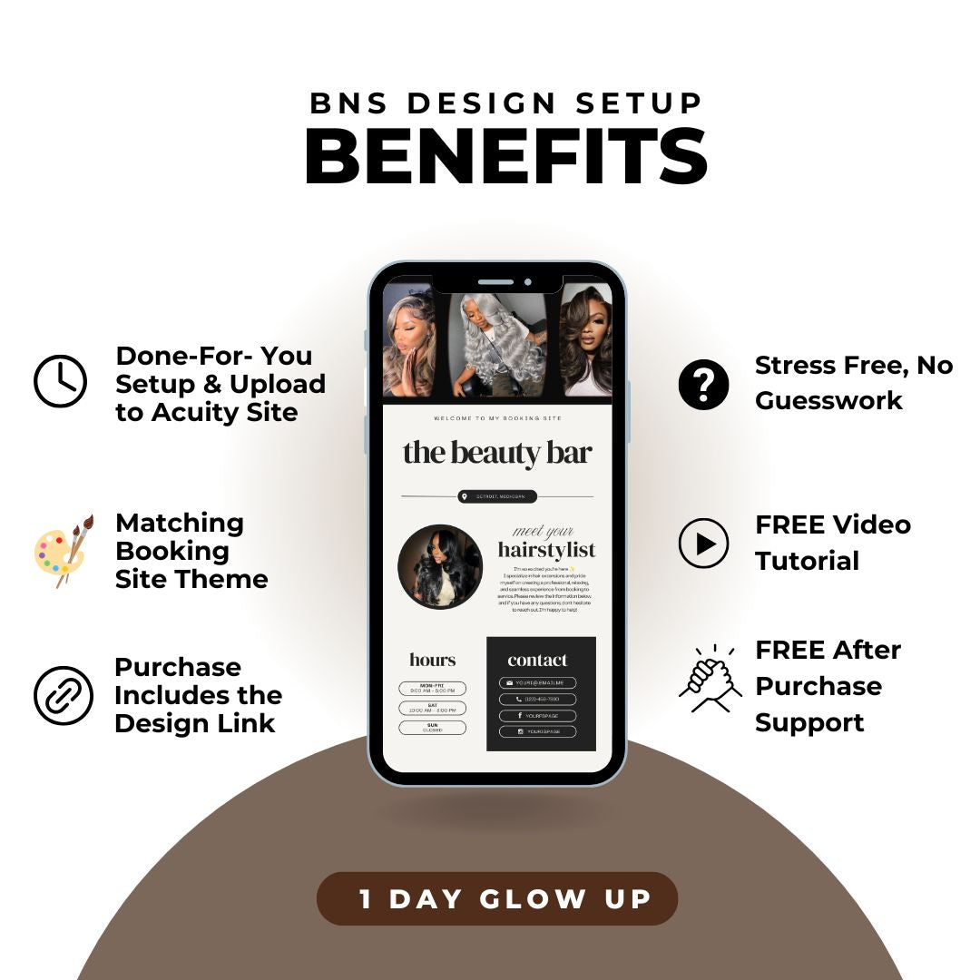 The Beauty Bar Design Setup