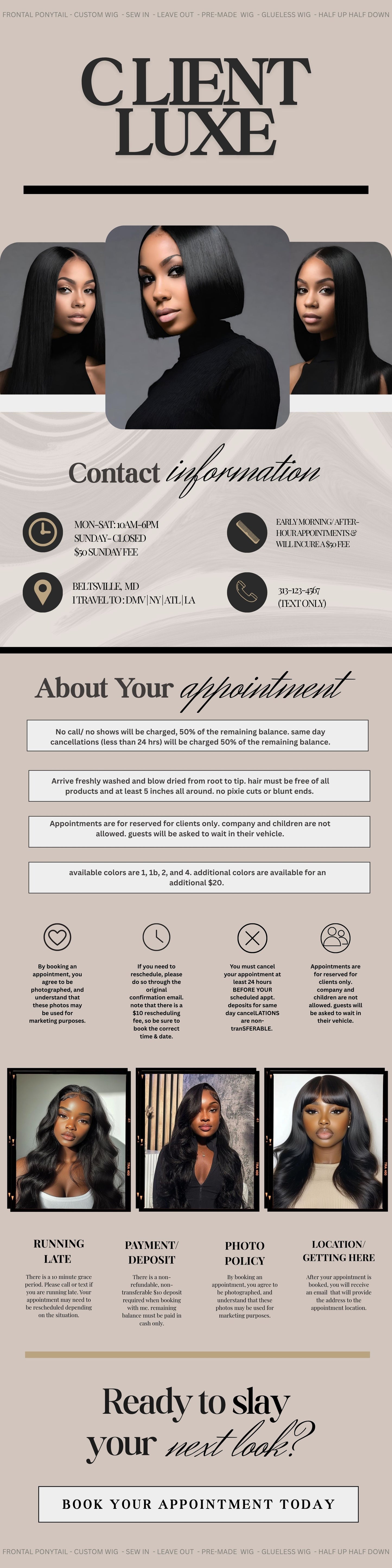 Client Luxe Acuity Design