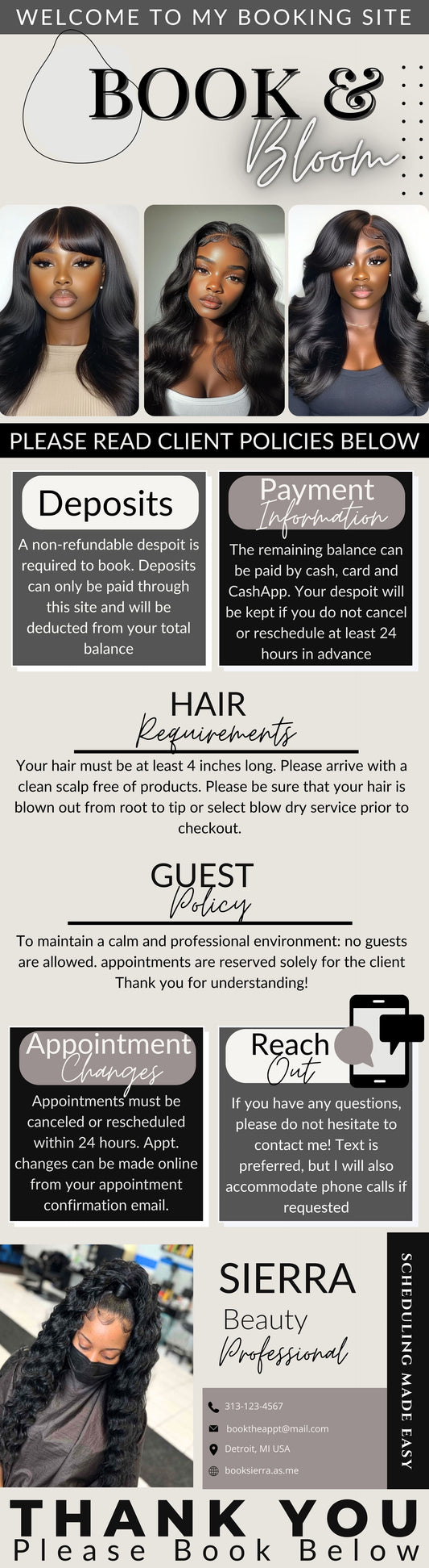 Book and Bloom Acuity Design Template