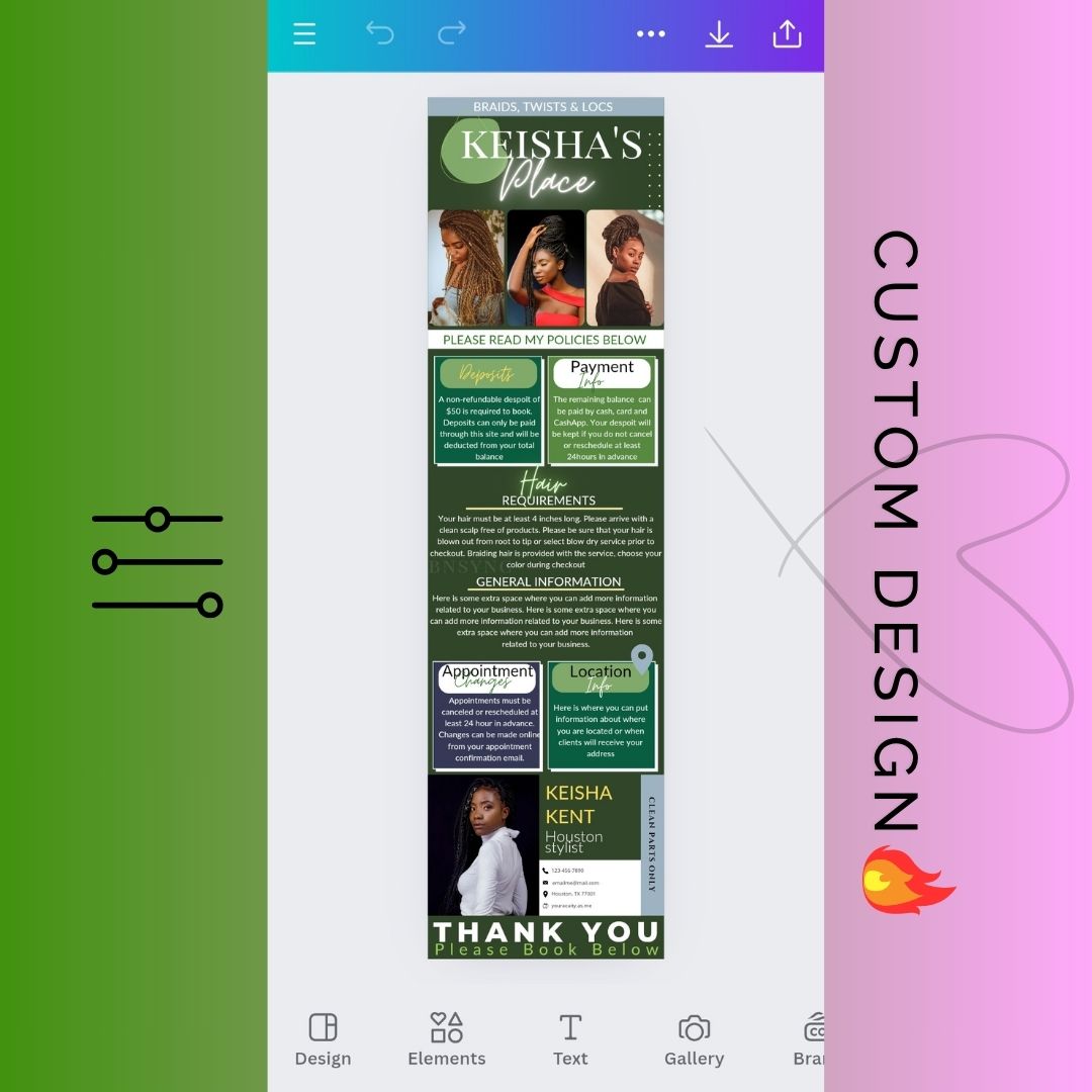 Pretty Tiles Acuity Design Template