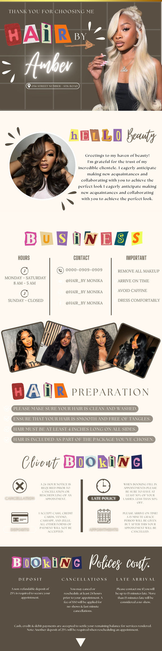 Hair by Me Acuity Design Template