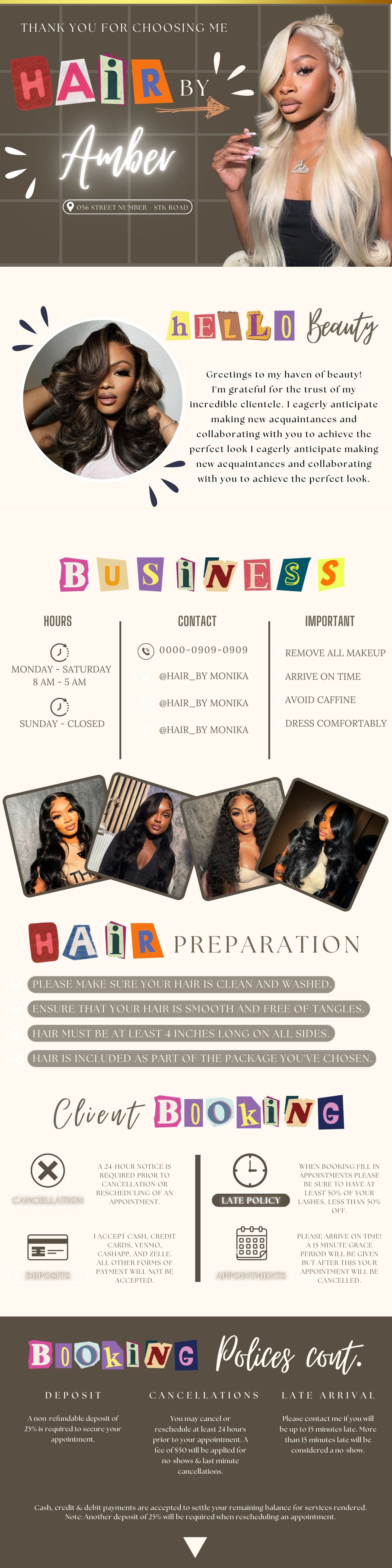 Hair by Me Design Setup