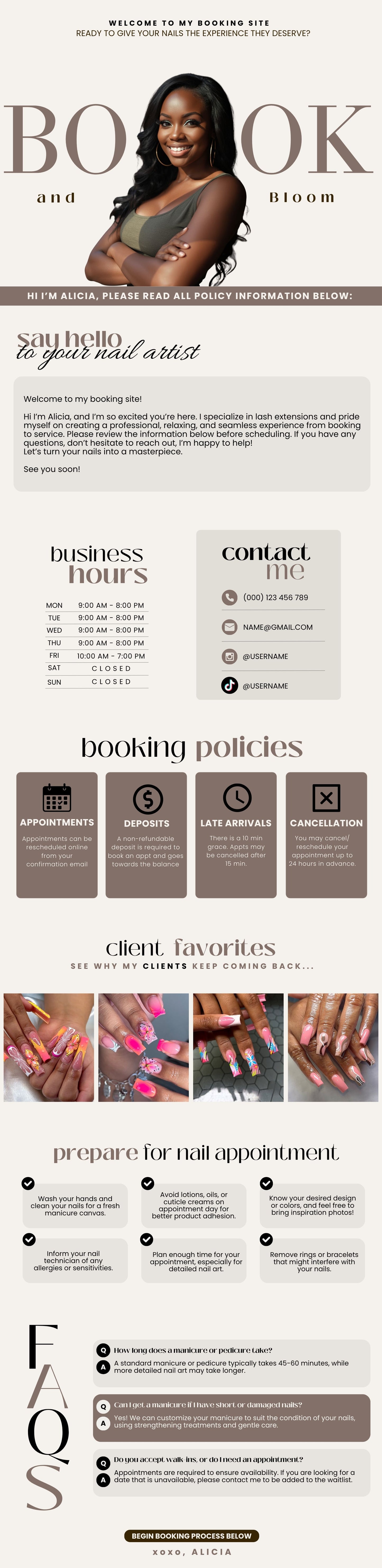 Book and Bloom Design Setup