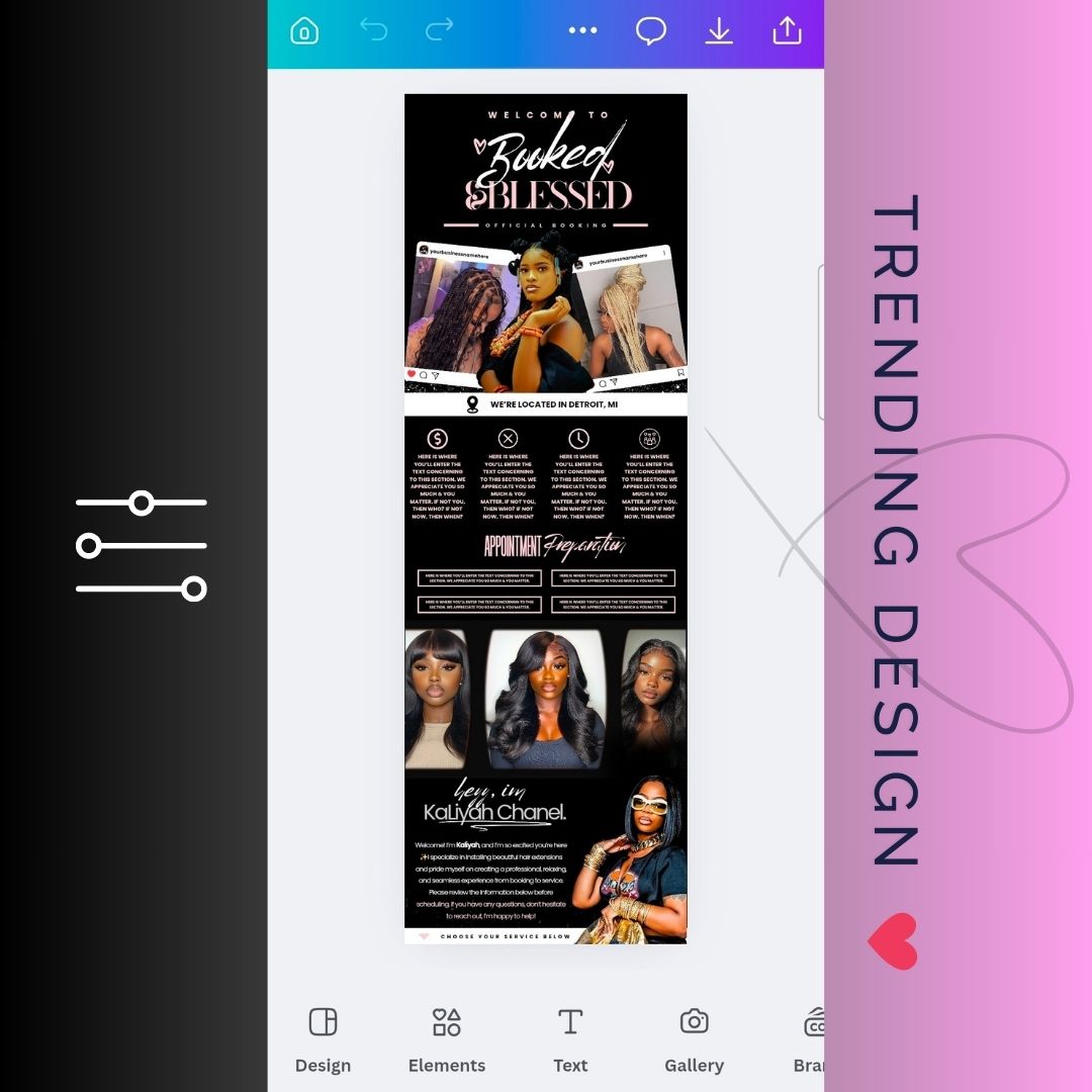 Booked and Blessed Acuity Design Template