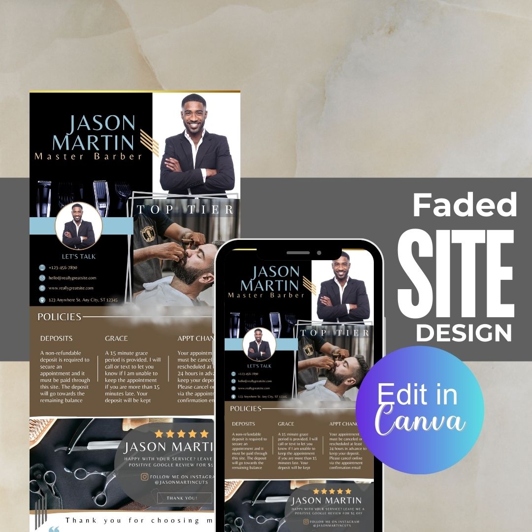 Faded Acuity Design Template