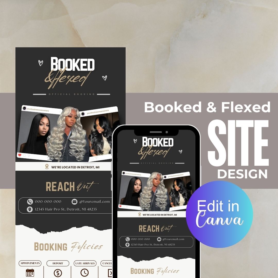 Booked and Flexed Acuity Design Template