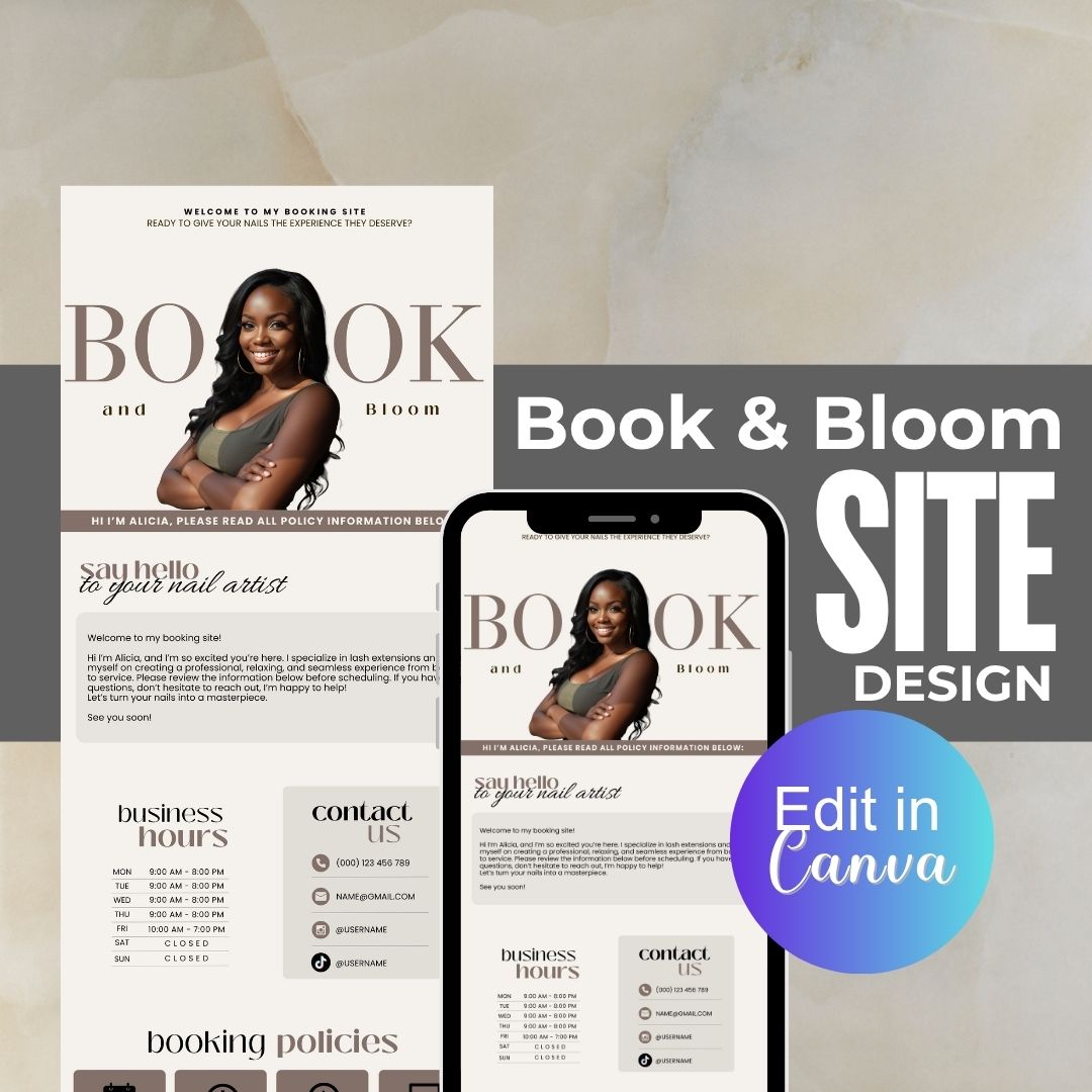 Book and Bloom Design Setup