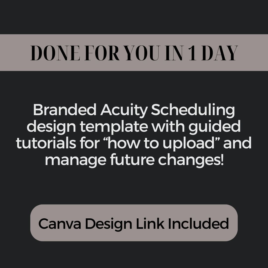 Client Crush Acuity Template