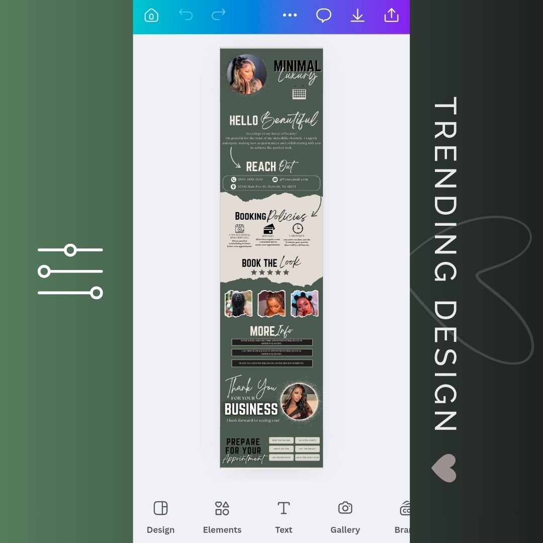 Minimal Luxury Acuity Design Template