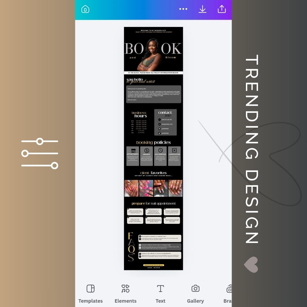 Book and Bloom Design Setup
