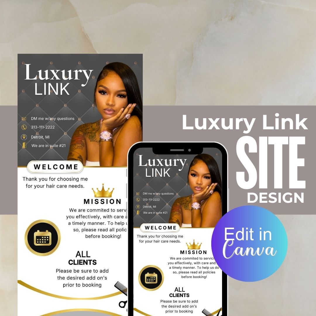 Luxury Link Acuity Design Template